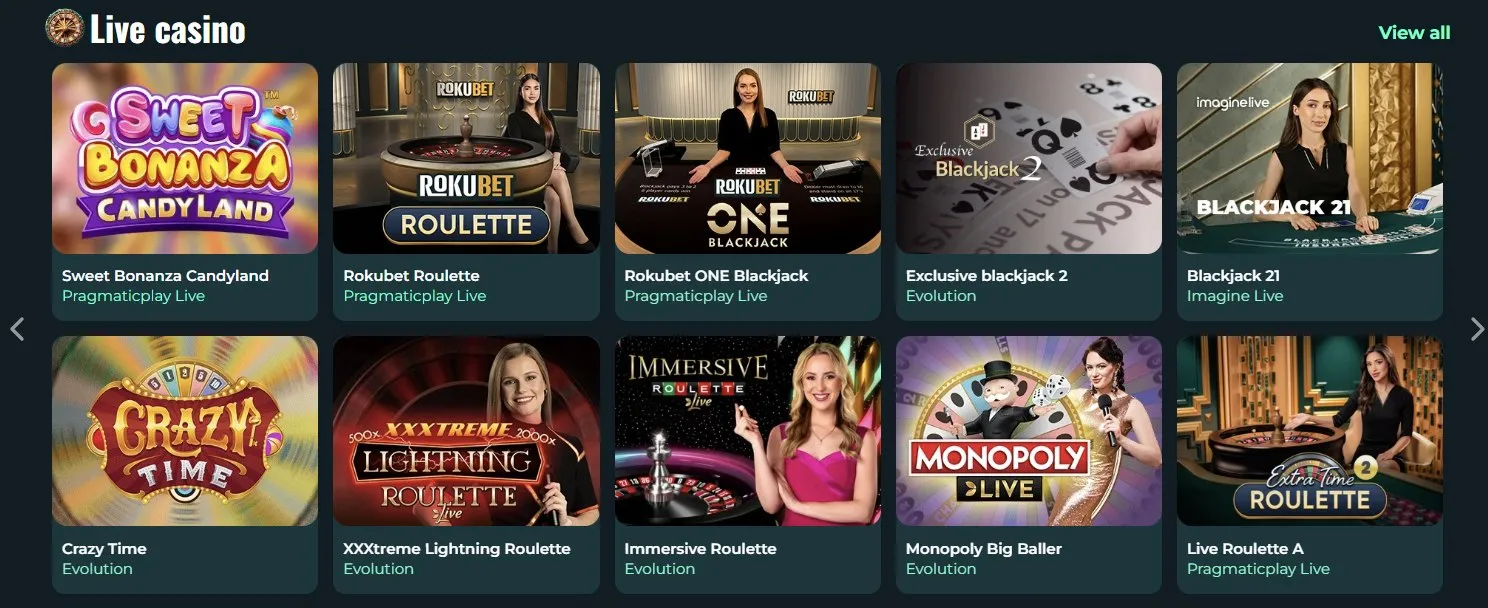 App Rokubet Casino
